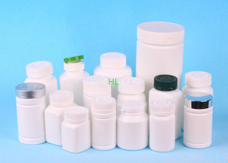 China Non - toxic PE PET Medical Packing Material , Medicine Plastic Bottle 60ml 100ml 120ml supplier