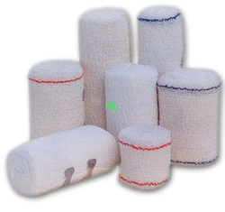 China Cotton Elastic Bandage For Surgery Dressing 5cm*4.5m Medical Bandage Tape supplier