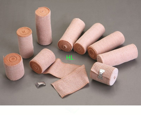 China Skin Color High Elasticity Bandage 5cm*4.5m 7.5cm*4m Medical Bandage Tape supplier