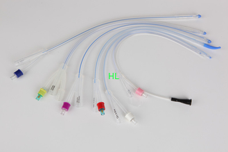 China Standard Medical Tubing Supplies 2 way / 3 way Silicone Foley Balloon Catheter supplier