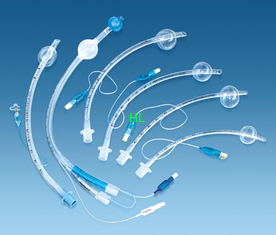 China Meical Disposable PVC Reinforced Endotracheal Tube with Cuff / Without Cuff supplier