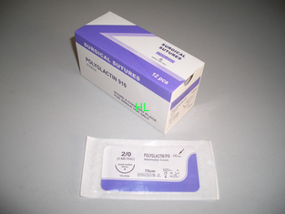China Non - Toxic Medical Surgical Supplies Absorbable Polyglactin 910 PGLA Suture supplier