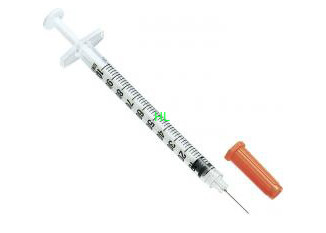 China 0.5ML 1ML Disposable Insulin Syringes with fixed needle in blister packing supplier
