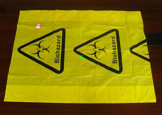China Polyethylene Plastic Heat  Sealing Biohazard Bags meet FDA and EU standard supplier