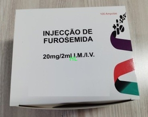 China Furosemide Injection 20MG / 2ML Diuretics Medicines  BP / USP supplier