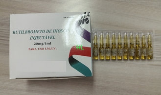 China Hyoscine butylbromide Injection 20MG / 2ML  Antispasmodic Medicines supplier