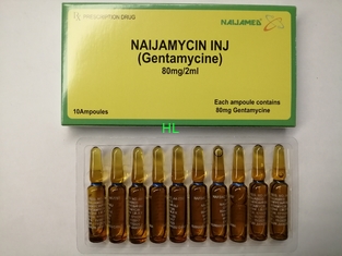 China Gentamicin Injection 80MG / 2ML  Antibiotics Medicines BP / USP supplier