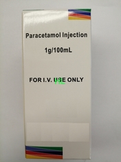 China Paracetamol  Injection 1G / 100ML  Antipyretic-analgesic Medicines BP / USP supplier