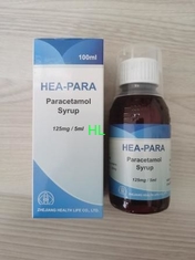 China Paracetamol Syrup 120MG / 5ML ; 100ML Antipyretic - Analgesic supplier