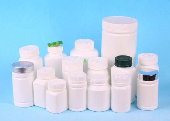 Non - toxic PE PET Medical Packing Material , Medicine Plastic Bottle 60ml 100ml 120ml supplier