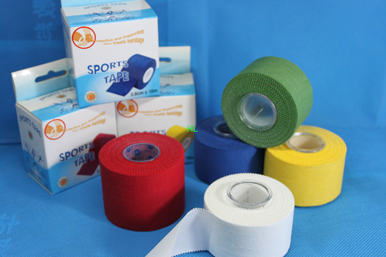 Surgical Elastic Waterproof Sports Tape 2.5cm 3.8cm 5cm 10cm Medical Bandage Tape supplier