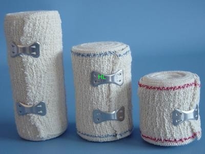 Cotton Elastic Bandage For Surgery Dressing 5cm*4.5m Medical Bandage Tape supplier