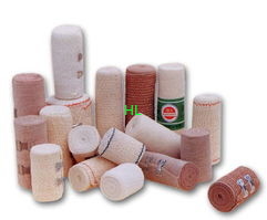 Spandex Elastic Bandage 5cm*4.5m 7.5cm*4m Medical Bandage Roll supplier