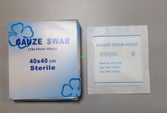 Disposable Absorbent Cotton Gauze Swabs Medical Textile Products supplier