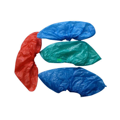 Disposable Non-Woven PP CPE Shoecover Medical Textile Products Non - Skid Shoe Cover supplier