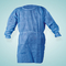 Nonwoven SMS / PP + PE Disposable Medical Gowns / Surgical Isolation Patient Coat  S M L XL supplier