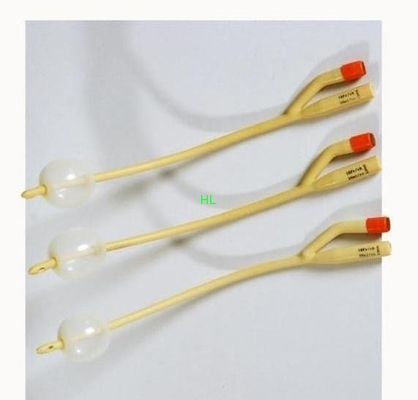 Latex Silicone Coated 2-Way 3-Way Latex Foley Catheter 6Fr-26Fr Medical Tubing Supplies supplier