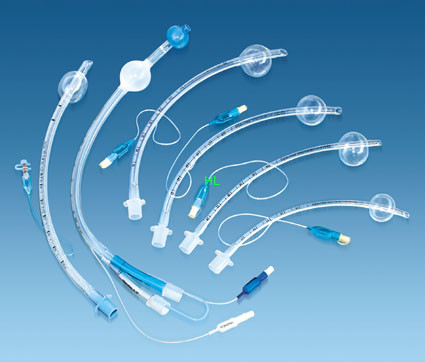 Meical Disposable PVC Reinforced Endotracheal Tube with Cuff / Without Cuff supplier