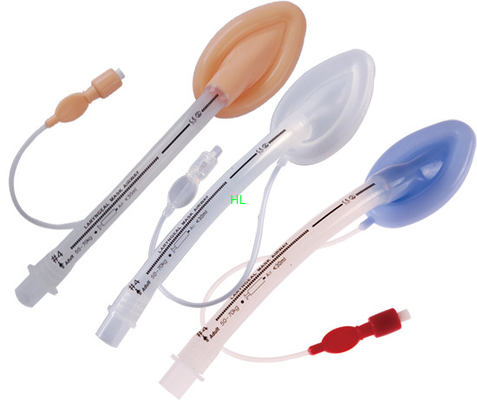 Disposable Medical Reinforced Laryngeal Mask with PVC or Silicone Material supplier