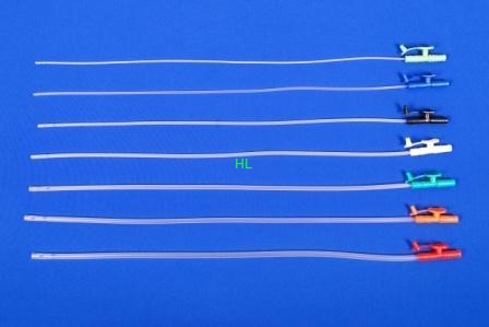 Disposable Sterilized Medical Tubing Supplies , PVC Suction Catheter supplier