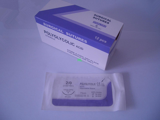 Absorbable Polyglycolic Acid Suture Medical Surgical Equipment / Instruments supplier