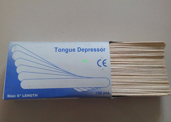 CE / ISO  Wooden Tongue Depressor Disposable Medical Products Sterile supplier