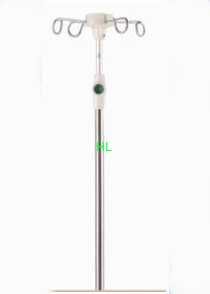 Stainless Steel I.V. Stand For Hospital Transfusion With 4 Hooks supplier