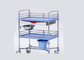 ABS Trolley Disposable Medical Products With Stainless Steal Framefor Treatment In Hospital supplier