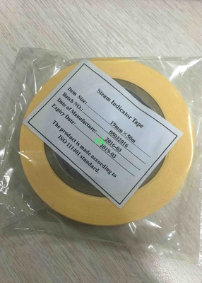 Medical Autoclave Steam Sterilization Indicator Tape 19mm * 50m supplier