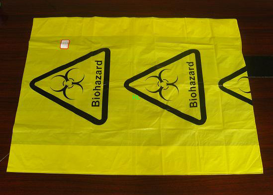 Polyethylene Plastic Heat  Sealing Biohazard Bags meet FDA and EU standard supplier