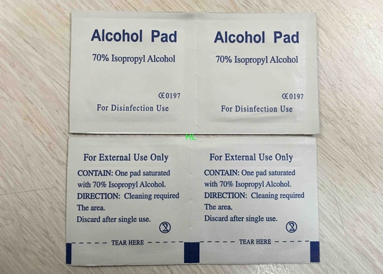 Medical Use Sterile Alcohol Pads Saturated With 70% Lsopropyl Alcohol supplier