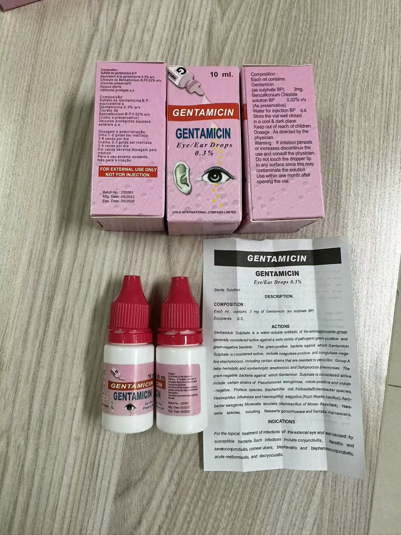 Gentamycin Eye Drops BP / USP Pharmaceutical Medicines