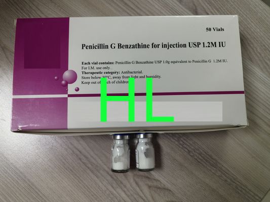Benzathine Benzylpenicilline For Injection 1.2M 2.4M Antibiotic Medicines 50VIALS / BOX